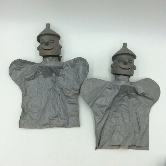 Vintage 60s Wizard of Oz Warner Brothers Rubber Puppets Plastic Lot 6 - Picture 2 of 12